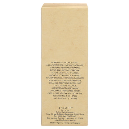 Calvin Klein Escape For Men Eau De Toilette-Spray 100ml