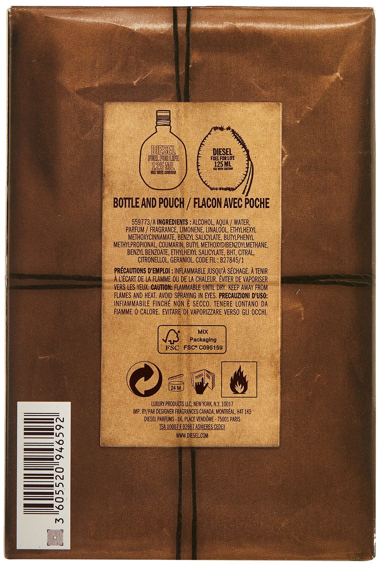 Diesel Fuel For Life Eau de Toilette Spray 125ml