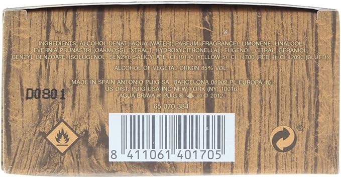 Puig Agua Brava Men  Eau De Cologne Spray 100ml