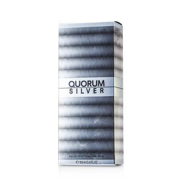Puig Quorum Silver  Eau De Toilette Spray 100ml
