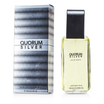 Puig Quorum Silver  Eau De Toilette Spray 100ml