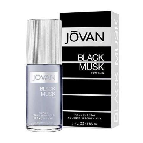 Jovan Black Musk Cologne Spray 88ml - Bold, Seductive Fragrance
