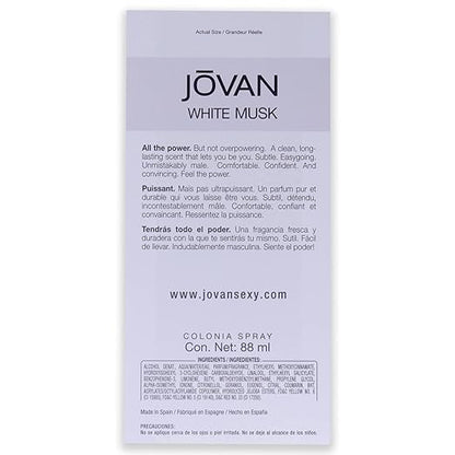 Jovan White Musk  Cologne Spray 88ml