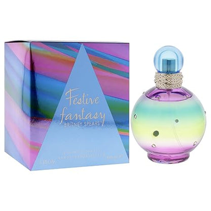 Britney Spears Festive Fantasy Eau de Toilette 100ml – Sparkling Holiday Glow