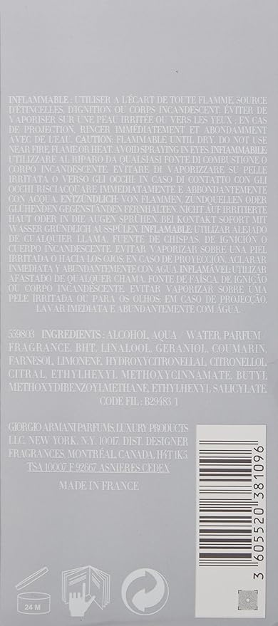 Armani Emporio Diamonds For Men Eau De Toilette Spray 75ml