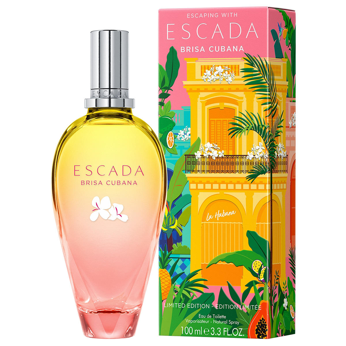 Escada Brisa Cubana  Eau De Toilette Spray Limited Edition 100ml