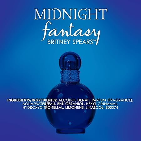 Britney Spears Midnight Fantasy Eau De Parfum Spray 50ml