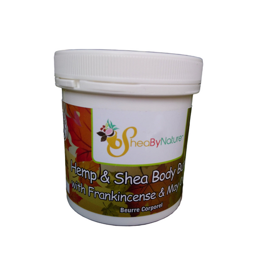Hemp Shea Butter Body Butter with Frankincense and May Chang Oils. Intensive Therapy for Very Dry Skin with  Unrefined Shea Butter and Hemp oil 250g
