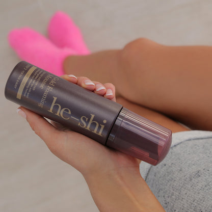 He-Shi Gold Foaming Mousse  - Medium Self Tan - Quick Dry - Easy to Apply