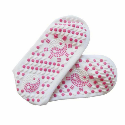 Envie Tourmaline Magnetic Health Socks, White