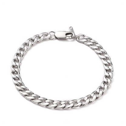 Mens Curb Chain Bracelet