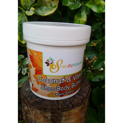 Coconut & Vanilla Shea Butter Body Butter Intensive Therapy for Very Dry Sensitive Skin, with Cocoa Butter and Vitamin E 250g