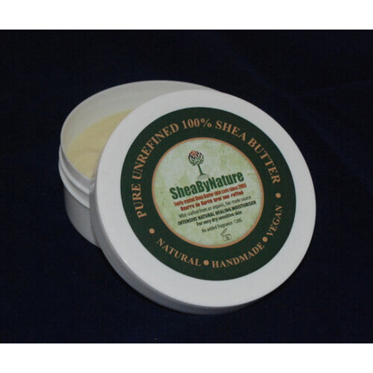 250g - Pure Shea Butter, Unrefined, Ethically Traded, 100% Hand crafted Intensive Moisturiser for Body, Scalp, Hair, Hands and Feet. 250g Aprox