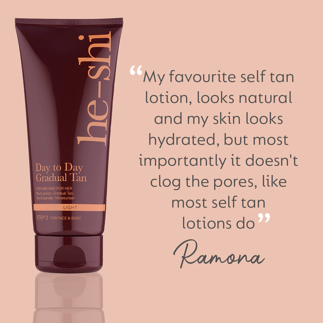 He-Shi Day to Day Gradual Tan 200ml  - Nourishing cream tan Self tan