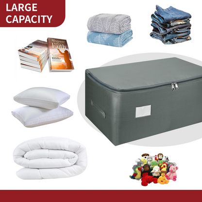 VINSANI 3PK STORAGE BAGS MEDIUM DGREY 1010291