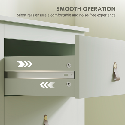 Three drawer shoe cabinet