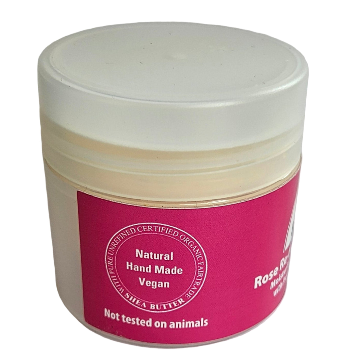 Rose Re-Hydration Face Cream with Shea Butter, Vegan Collagen, Rose Oil and Antioxidants (60ml)