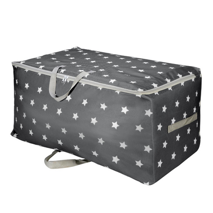 VINSANI 3pc STORAGE BAGS DARK GREY STAR 0000341