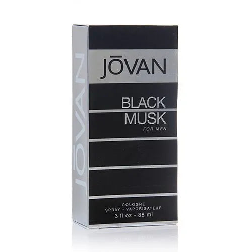 Jovan Black Musk Cologne Spray 88ml - Bold, Seductive Fragrance