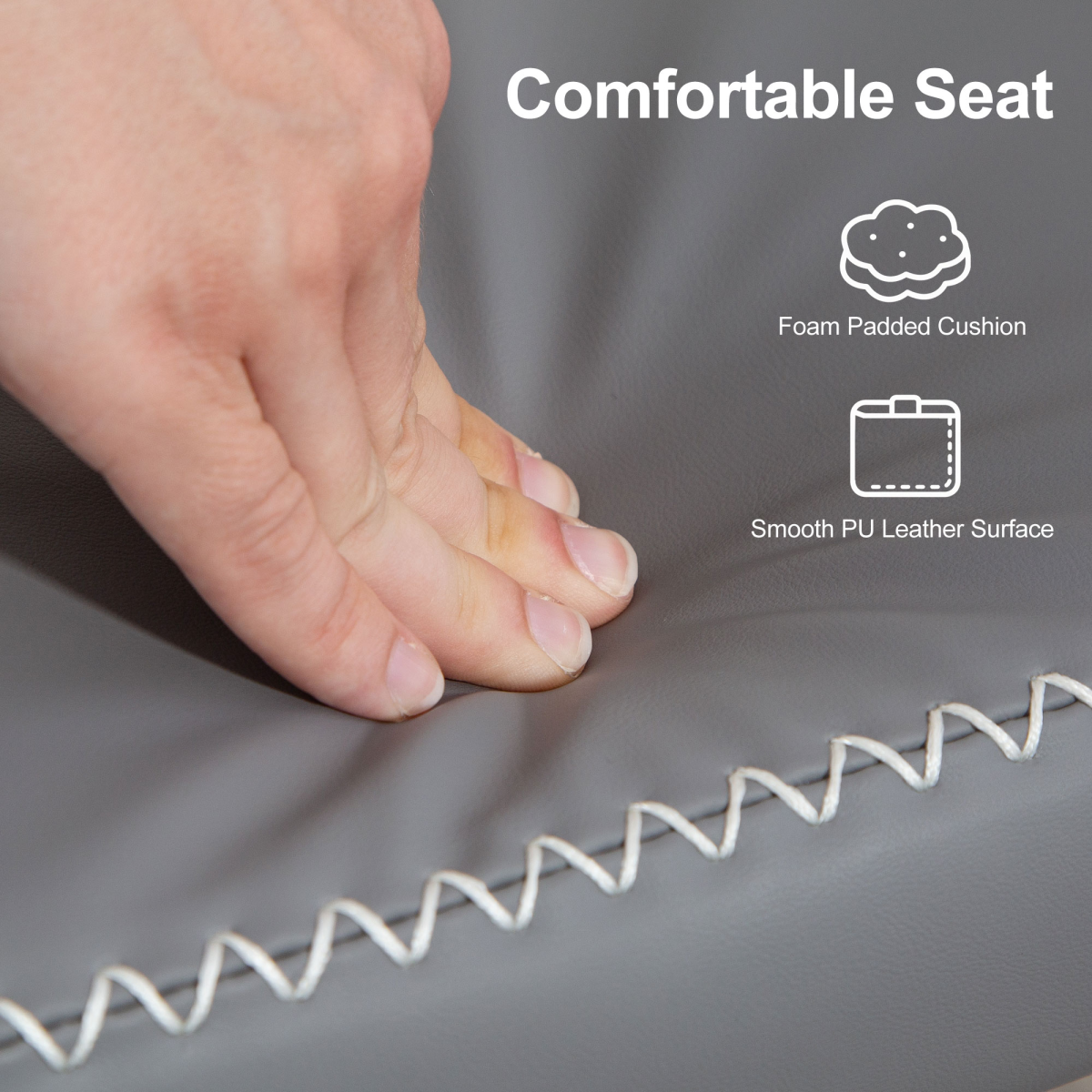 Leather Shoe Storage Bench