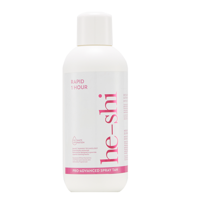 He-Shi Rapid 1 Hour Spray Tan 1L (10%) - Medium to Dark - No Smell
