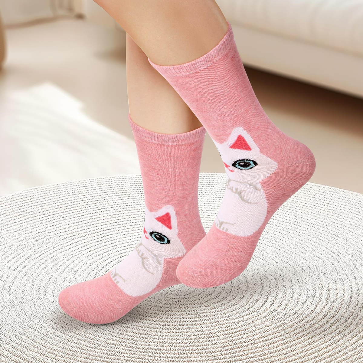 VINSANI KITTY SOCKS 5pk 1010418