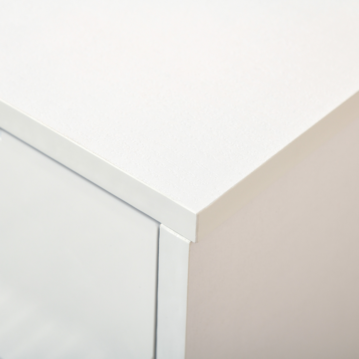 Shoe Cabinet 4 Drawers Storage with Flip Doors Shelves for 18 Pairs White