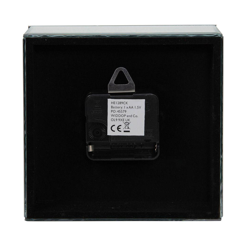 Hestia Crystal Border 15cm Mantel Clock HE1289CK