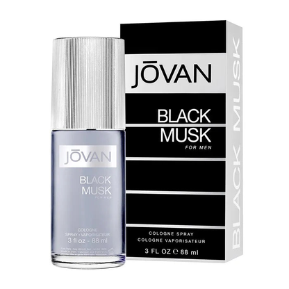 Jovan Black Musk Cologne Spray 88ml - Bold, Seductive Fragrance