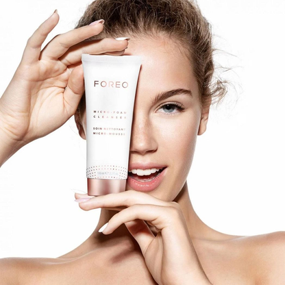 FOREO Micro-Foam Cleanser Gentle Foaming Face Wash for All Skin Types, 100ml