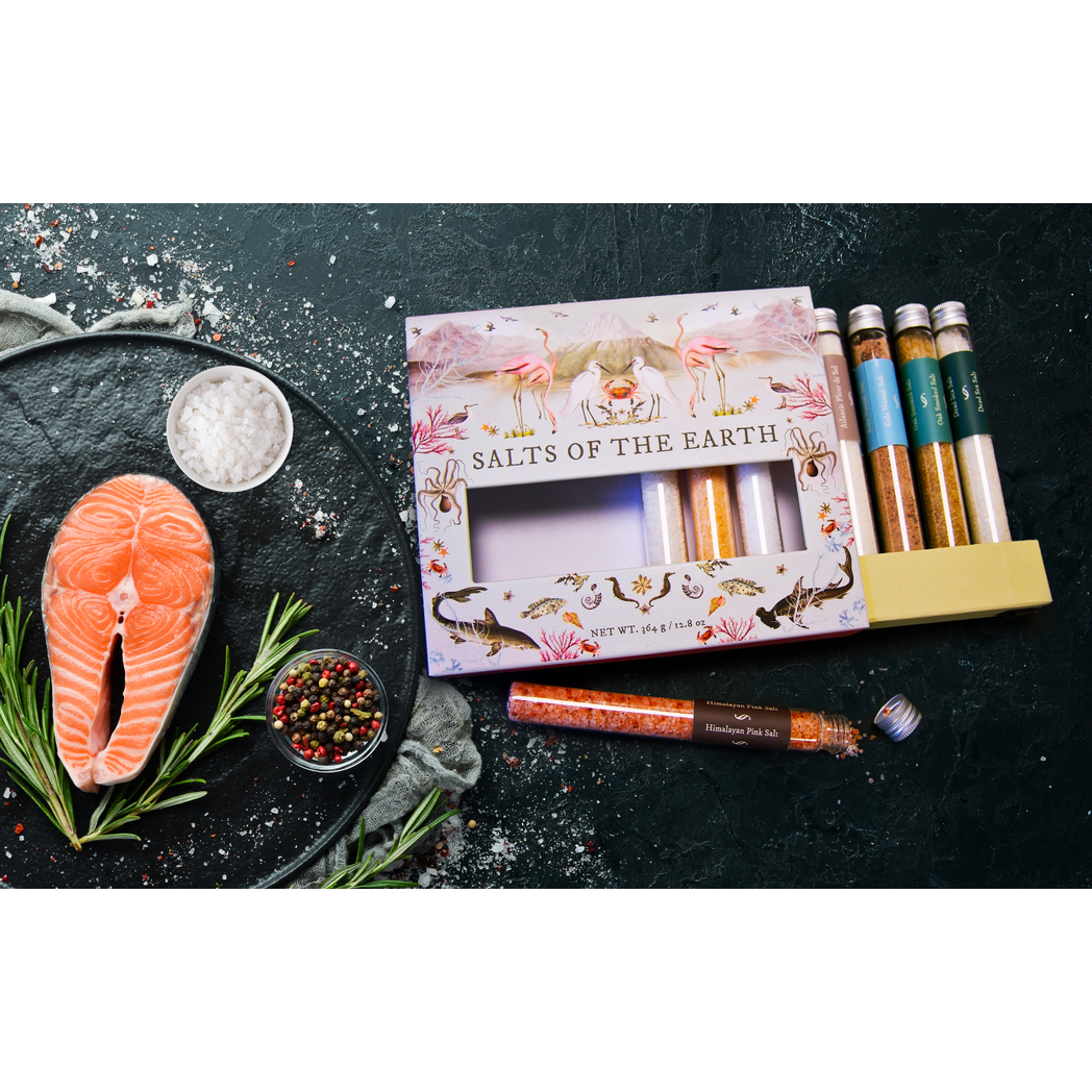 Salt of the Earth | Unusual 8 Selection of Salts | 8th Wedding Anniversary Gift