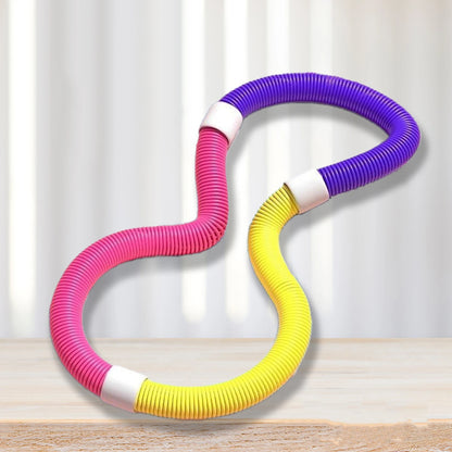 Slimming Body Flexible Hose Soft Spring Hula Hoop Weight Loss Training Abdominal Compression Weighted Portable Multiple Style