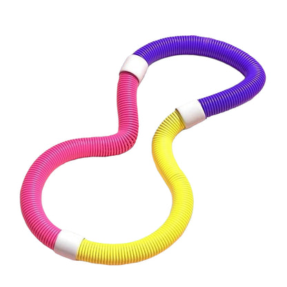 Slimming Body Flexible Hose Soft Spring Hula Hoop Weight Loss Training Abdominal Compression Weighted Portable Multiple Style