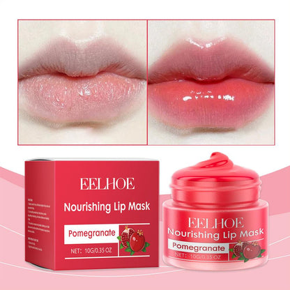 Red Pomegranate Lipstick For Women Hydrating Lipstick Glossy Moisture Lip Gloss Sheer Coverage Long Lasting Lip Balm For Dry Lip