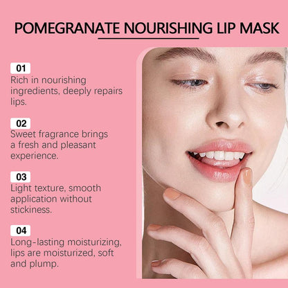 Red Pomegranate Lipstick For Women Hydrating Lipstick Glossy Moisture Lip Gloss Sheer Coverage Long Lasting Lip Balm For Dry Lip