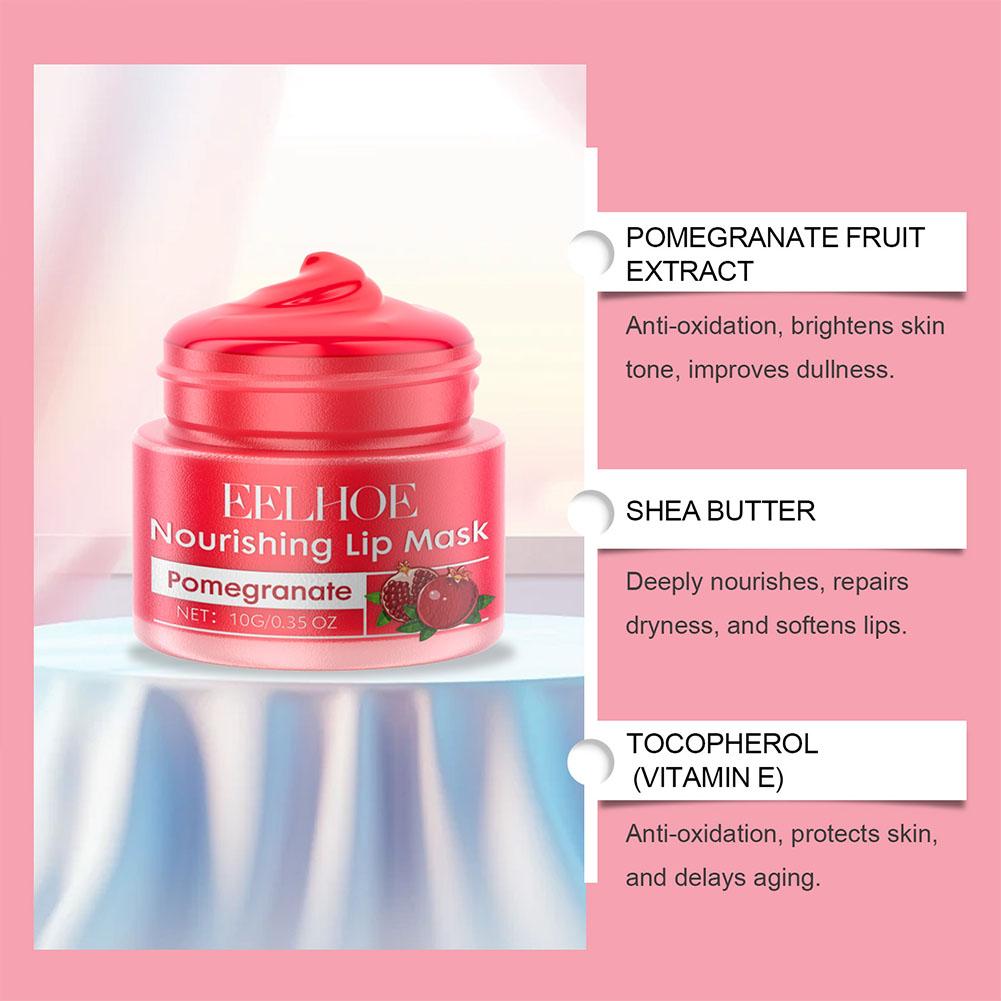 Red Pomegranate Lipstick For Women Hydrating Lipstick Glossy Moisture Lip Gloss Sheer Coverage Long Lasting Lip Balm For Dry Lip