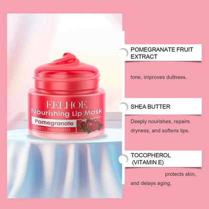 Red Pomegranate Lipstick For Women Hydrating Lipstick Glossy Moisture Lip Gloss Sheer Coverage Long Lasting Lip Balm For Dry Lip