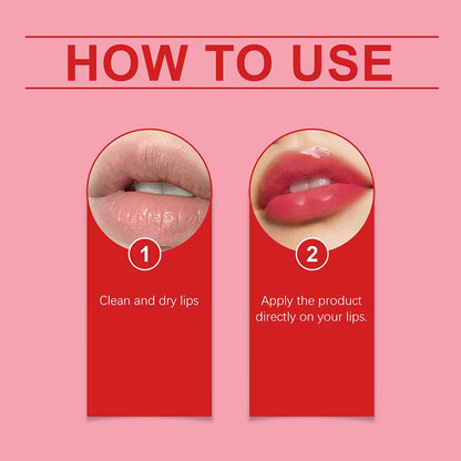 Red Pomegranate Lipstick For Women Hydrating Lipstick Glossy Moisture Lip Gloss Sheer Coverage Long Lasting Lip Balm For Dry Lip