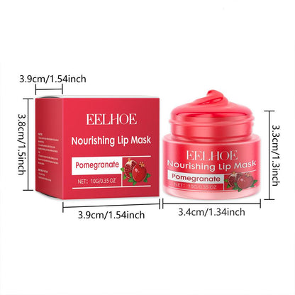 Red Pomegranate Lipstick For Women Hydrating Lipstick Glossy Moisture Lip Gloss Sheer Coverage Long Lasting Lip Balm For Dry Lip