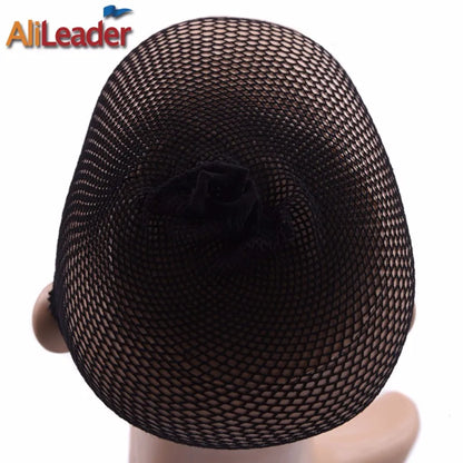 1/2/5Pcs Nylon Hair Net Good Quality Wig Hair Nets With Elastic New Fashion Hairnet Mesh Wig Caps For Women Open Ended Wig Cap