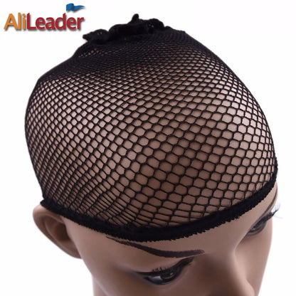 1/2/5Pcs Nylon Hair Net Good Quality Wig Hair Nets With Elastic New Fashion Hairnet Mesh Wig Caps For Women Open Ended Wig Cap