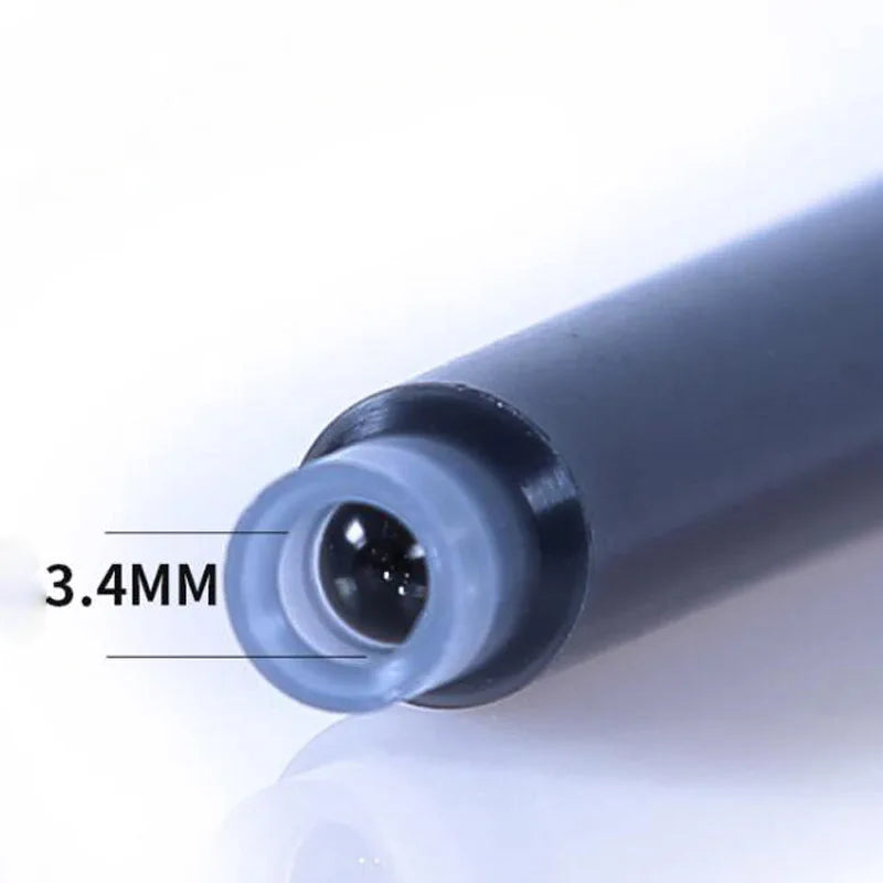 10pc 3.4mm Fountain Pen Ink refill Converter Pump Cartridges Pen ink BLUE color School Office Writing Supplies