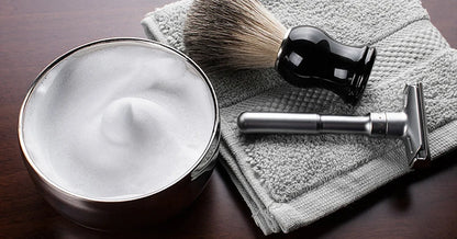 Qshave Man Pure Badger Hair Shaving Brush 100% Original for Razor Edge Safety Straight Classic Safety Razor 11.5cm x 5.2cm