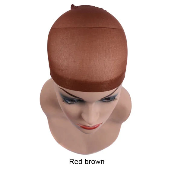 2 pcs/ Pack Wig Caps Hair NetS Weave  Hairnets Wig Nets Stretch Mesh Caps Stocking Caps  for Making Wigs Free Size