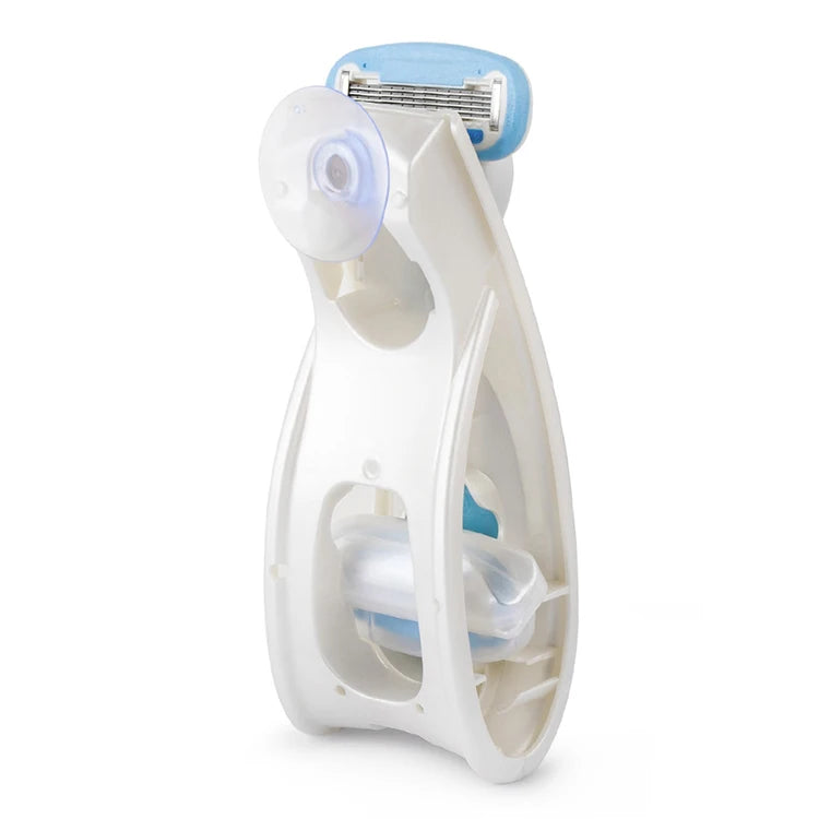 QSHAVE IT Lady Shaving 5-Blade Razor Women Bikini Hair Removal Blade Epilator Made in USA, Razor + 2 Cartridges + Holder + Stick