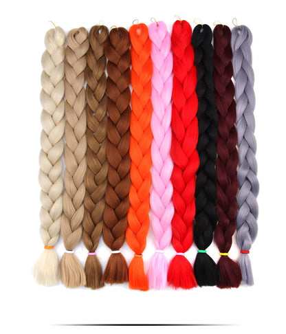 Super Long 165G 200cm Hair Synthetic Jumbo Braiding Hair Extension Heat Resistant Fiber African Ombre Jumbo Braid Hair Women