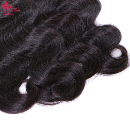 Queen Hair Raw Hair Body Wave 100% Human Hair Unprocessed Raw Hair Bundles Weave Extensions Brazilian Hair Natural Color