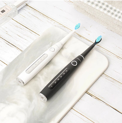 Electric Toothbrush Sonic Rechargeable Top Quality Smart Chip Toothbrush Head Replaceable Whitening Healthy Best Gift !