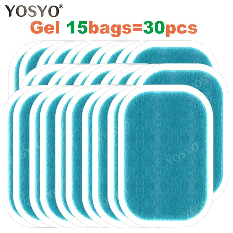 5/10/15Pair Replacement Gel Pads For EMS Trainer Weight Loss Abdominal Muscle Stimulator Exerciser Replacement Massage Gel