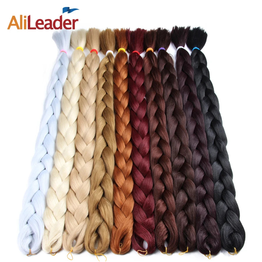 Super Long 165G 200cm Hair Synthetic Jumbo Braiding Hair Extension Heat Resistant Fiber African Ombre Jumbo Braid Hair Women